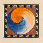 Le cycle de la créations - Au commencement, 20 cm x 20 cm, 1985