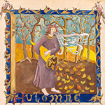 Les quatre saisons - L'automne, 24 cm x 26 cm, 1981